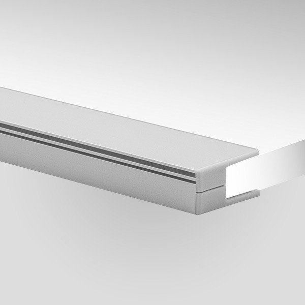 KRAV-810 Aluminum Channel - Edge Lit - For Strips Up To 10mm - 1m / 2m