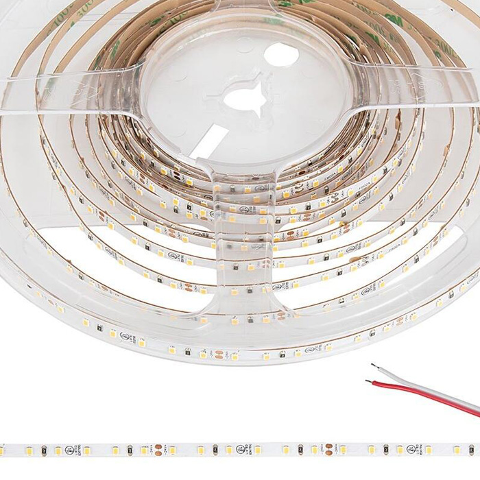 5m White LED Strip Light - Lux Series LED Tape Light - Ultra Narrow - 24V - IP20