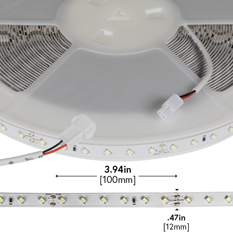 LED Strip Light Reel - 24V LED Tape Light w/ LC2 Connector - 65' - 151  Lumens/ft [NFLS-x1200-24V-LC2] - $176.95 : LED Strips