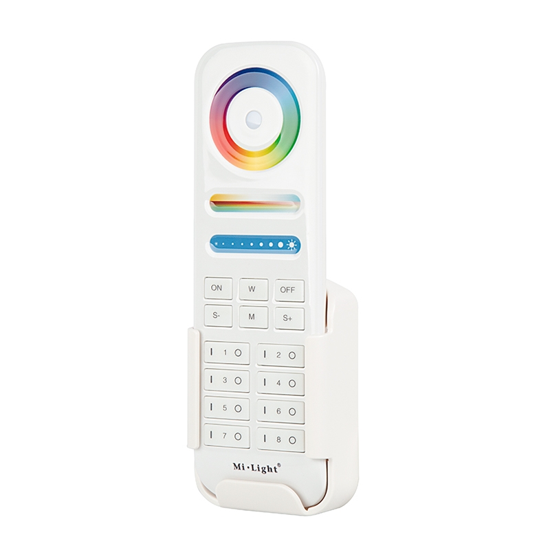 MiLight LED RGB+Tunable White RF Remote - Color-Changing/Tunable White - Click Image to Close