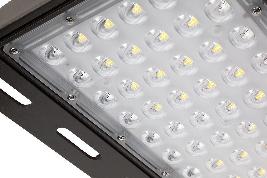 100W LED Parking Lot/Shoebox Area Light - 14,000 Lumens - 250W Metal Halide Equivalent - 5000K - Knuckle Slipfitter Mount