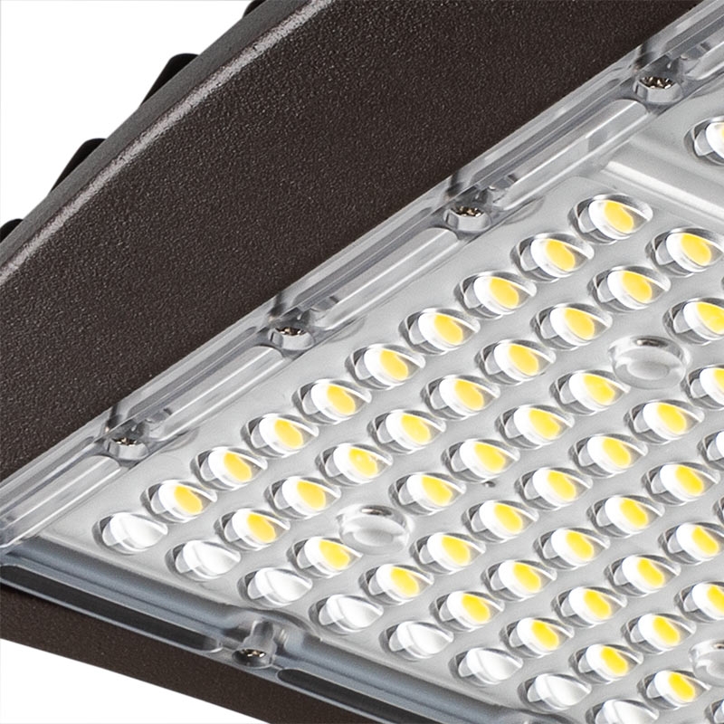 150W LED Parking Lot Light - Shoebox Area Light - 277-480 VAC - 20,400 Lumens - 400W MH Equivalent - 4000K/5000K - Pole Fixed Mount