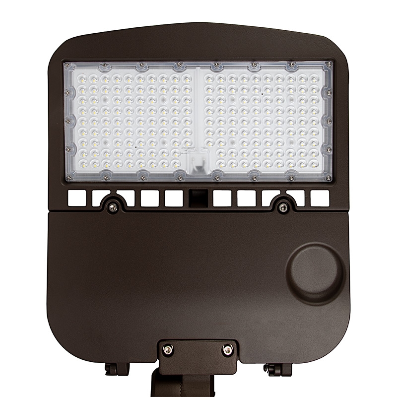 150W LED Parking Lot Light - Shoebox Area Light - 277-480 VAC - 20,400 Lumens - 400W MH Equivalent - 4000K/5000K - Knuckle Slipfitter Mount