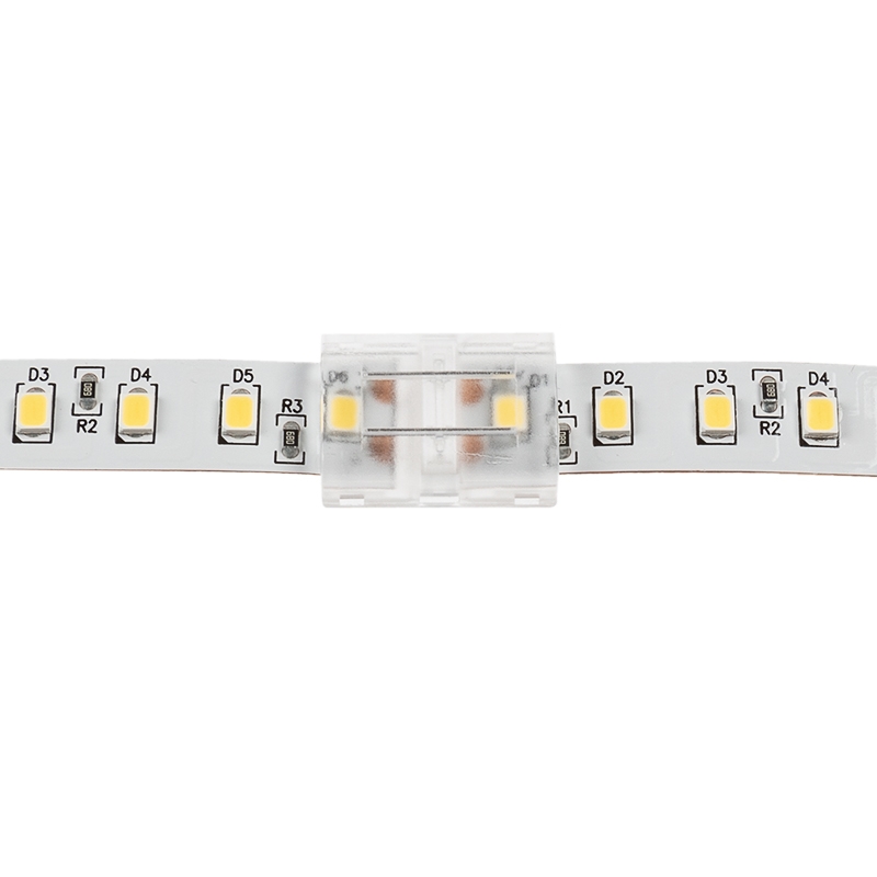 Solderless Clamp-On Butt Connector - 10mm Single Color LED Strip Lights - Click Image to Close